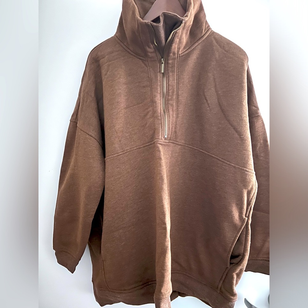 Old Navy Women's 1/4 Zip Cowl Neck
Pullover w. pockets